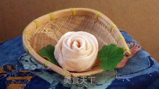 蒸玫瑰馒头的做法步骤：9