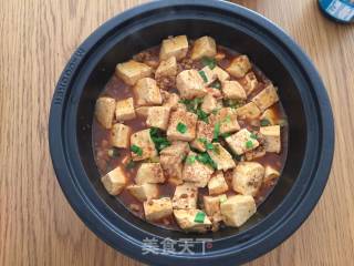 塔吉锅麻婆豆腐的做法步骤：6