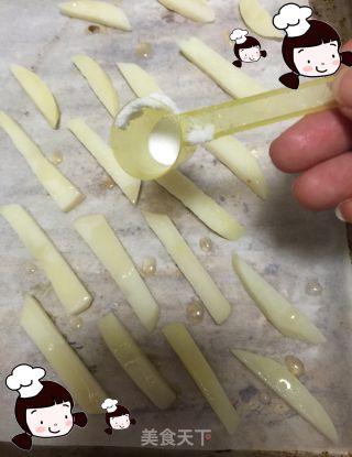 原创【????仙草味道????私房菜????】????女儿????的????味道????????烘烤马铃薯条????的做法步骤：9