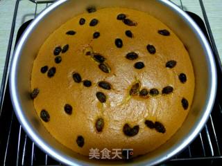 #烤箱美食#葡萄干戚风蛋糕的做法步骤：13