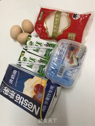 奶酪布丁的做法步骤：1