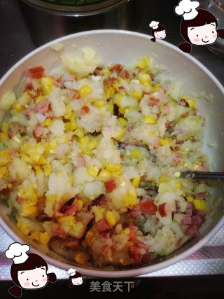 仙草阁私房菜（异国风情）--挑逗你的味觉（马铃薯小丸子）的做法步骤：11