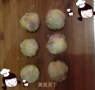 仙草阁私房菜（异国风情）--挑逗你的味觉（马铃薯小丸子）的做法步骤：12