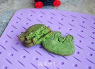 菠菜青蛙饼干的做法步骤：12