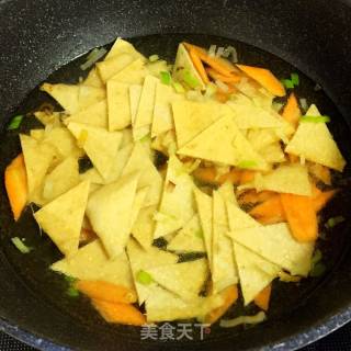 拉面炒米条的做法步骤：10