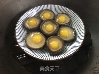 香菇蒸鹌鹑蛋的做法步骤：8