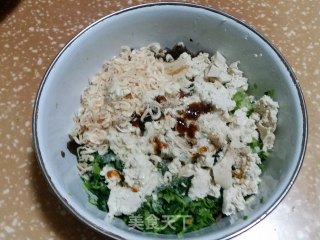 青菜豆腐馅饼的做法步骤：5