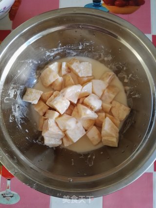 拔丝苹果的做法步骤：4