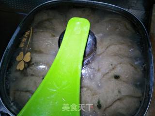 香脆冰花水煎包的做法步骤：6