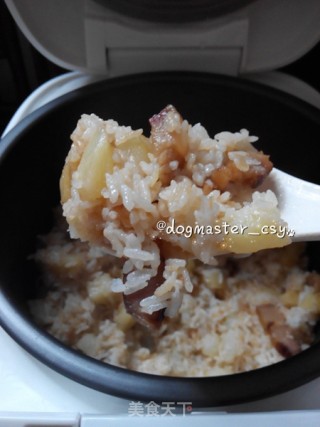 腊肉土豆焖饭的做法步骤：7