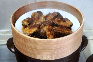 香辣香菇酱蒸翅中的做法步骤：11