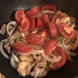 番茄土豆炖牛肉的做法步骤：6