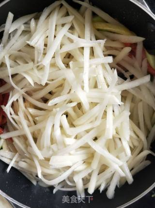 酸辣土豆丝的做法步骤：8