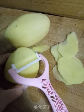 孜然味烤薯片的做法步骤：3