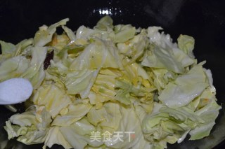 醋烹洋白菜的做法步骤：4