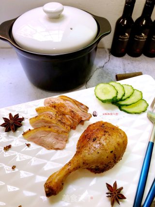 砂锅烤鸭的做法步骤：22