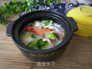 梭子蟹菜泡粥的做法步骤：9