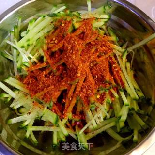 拌青萝卜丝的做法步骤：5