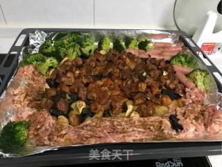 大盘烤肉的做法步骤：11