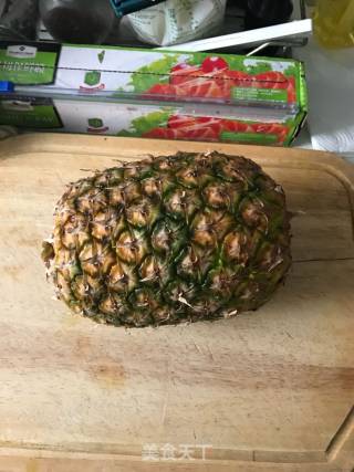 糯米菠萝饭的做法步骤：1