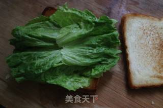 三明治的做法步骤：5