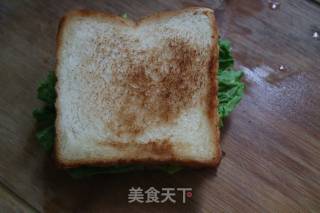 三明治的做法步骤：6