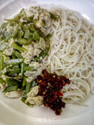 芸豆鸡蛋过水面的做法步骤：6