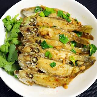 豆酱半煎煮剥皮鱼的做法步骤：6