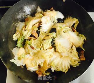 白菜炒粉条的做法步骤：6