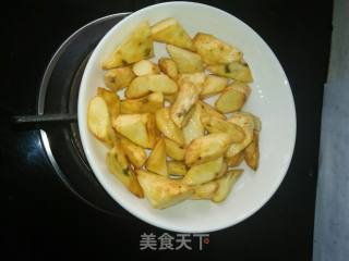 拔丝山药的做法步骤：4