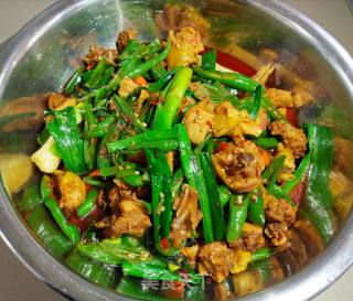 茶油青椒焖土鸡的做法步骤：12
