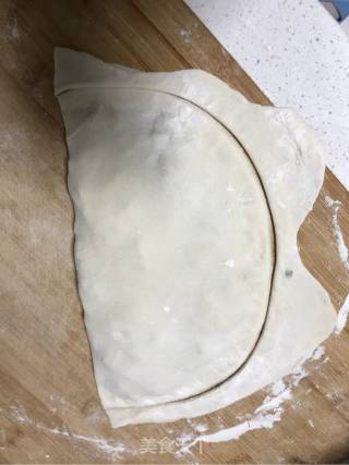 尖椒火腿肠馅饼的做法步骤：6