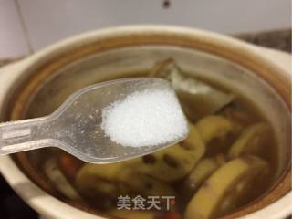 虫草花莲藕汤的做法步骤：7