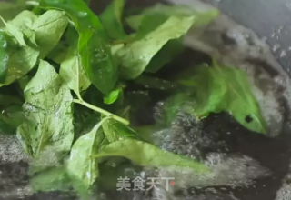 潮音潮人：枸杞叶瘦肉汤的做法步骤：6