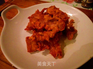 橙汁锅包肉的做法步骤：4