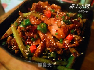 干锅牛蛙的做法步骤：14