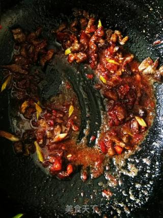 肉末炒凉粉的做法步骤：4