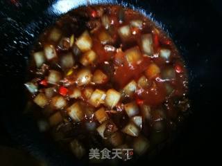 肉末炒凉粉的做法步骤：6