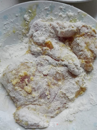 煎鸡排的做法步骤：7