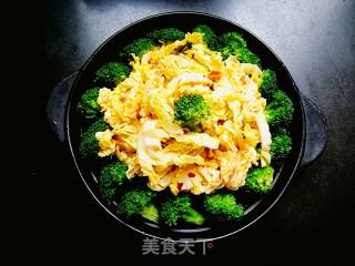 西兰花拌娃娃菜的做法步骤：7
