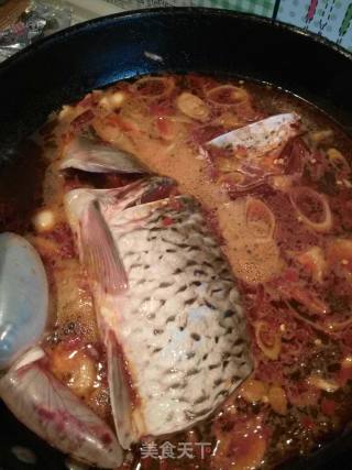豆瓣鲤鱼炖粉的做法步骤：5