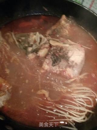 豆瓣鲤鱼炖粉的做法步骤：6