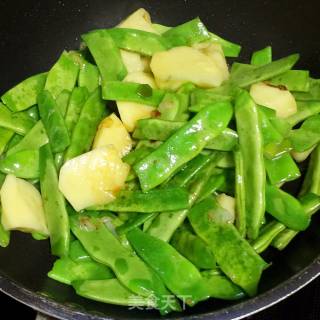 豆角炖土豆的做法步骤：5