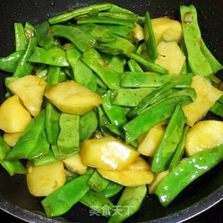 豆角炖土豆的做法步骤：6