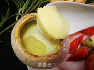 椰皇蒸蛋的做法步骤：13