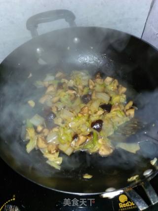 香菇炖白菜的做法步骤：6