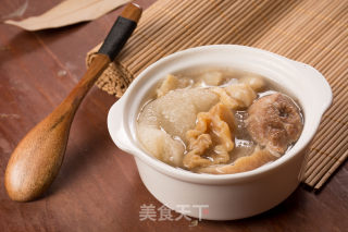 竹笙鲍鱼炖花胶的做法步骤：12