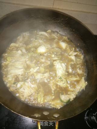 白菜炖淡菜干的做法步骤：4
