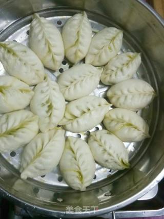 韭菜馅麦穗包的做法步骤：9