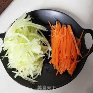 凉拌笋丝的做法步骤：2